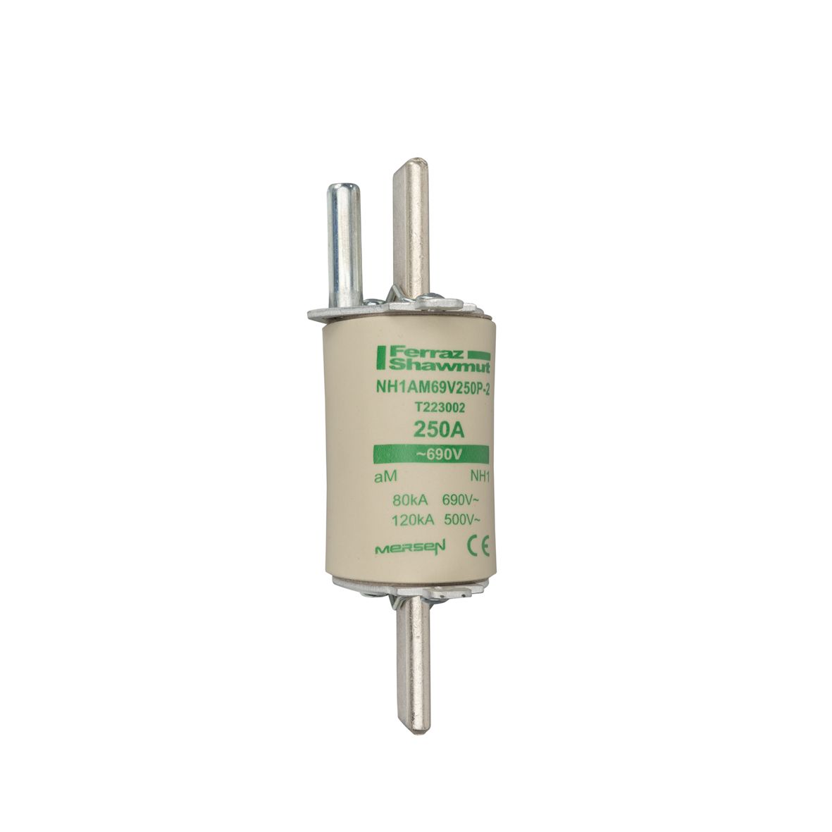T223002 - NH fuse-link aM, 690VAC, size 1, 250A with striker